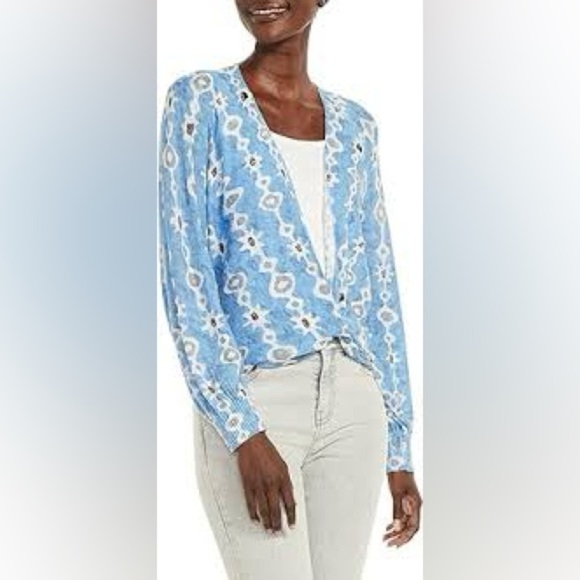 NIC+ZOE Falling Jewels Open Front 4-Way Cardigan Sweater, Size L - Picture 4 of 11